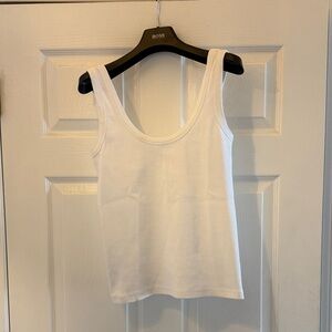 Sold Out NYC Classic White Scoop Neck Tank Top - Unbranded